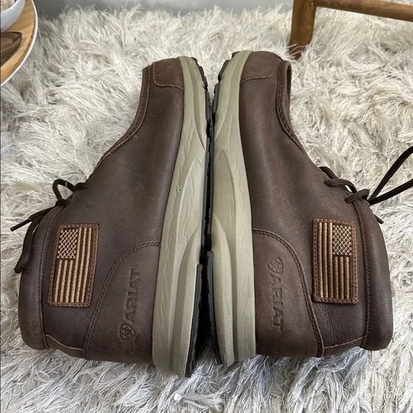 ARIAT Mens Brown Spitfire H20
Waterproof Moc Toe Casual Boots Size 11.5 D Width - Picture 5 of 17